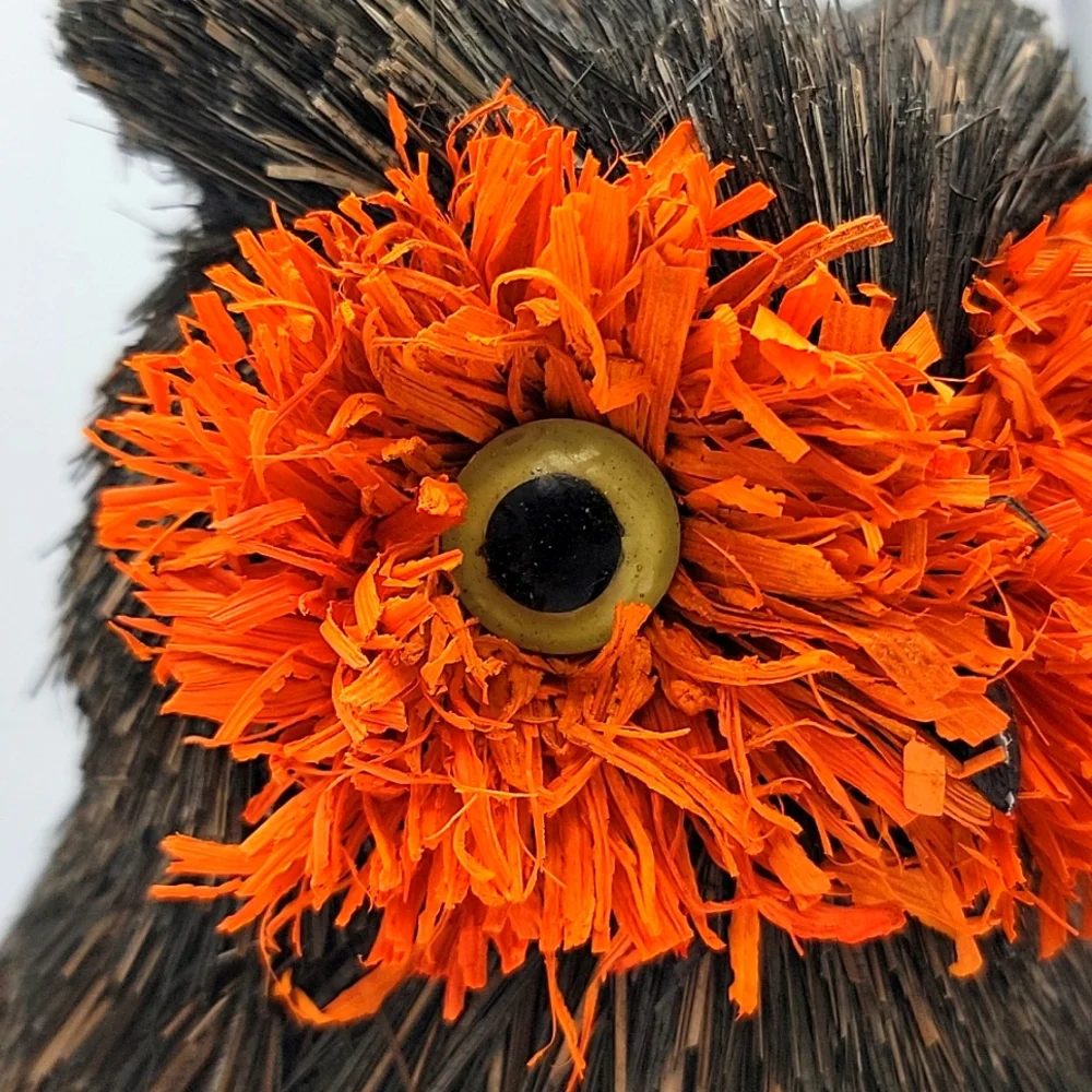 Pier 1 Imports H Natural Sisal Owl Holiday Decor Approx 12..5
